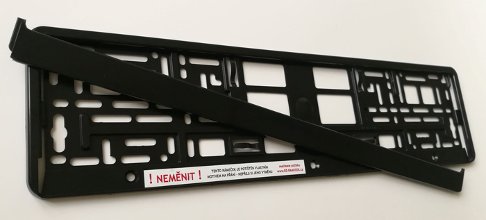 foto označení rámečku samolepkou neměnit